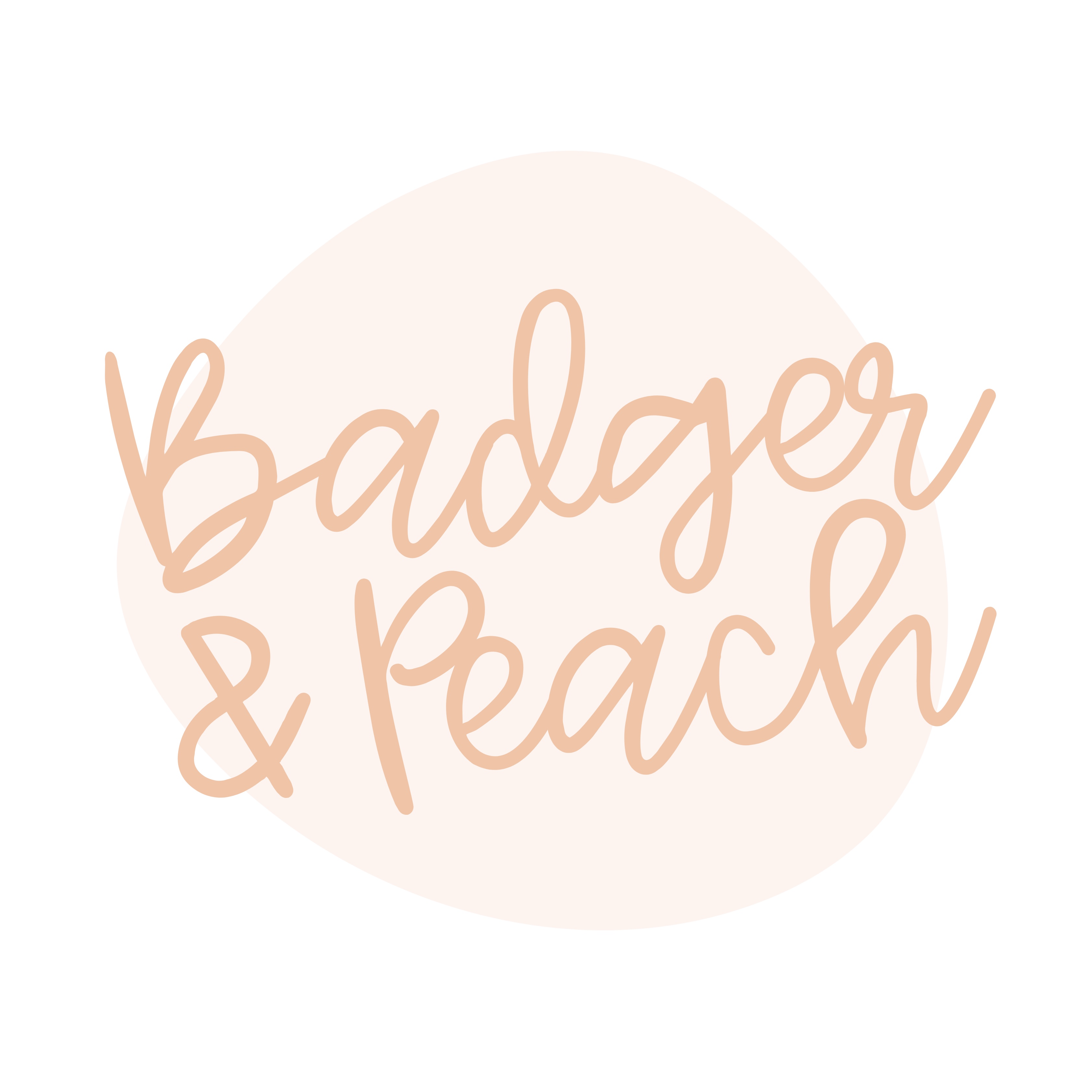 About - Badger & Peach